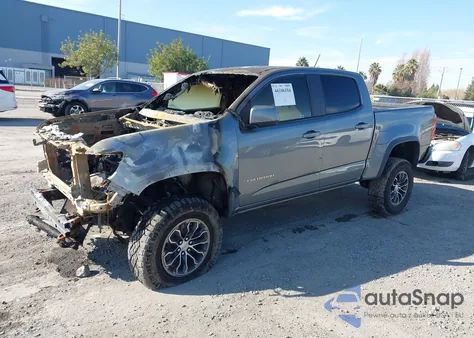 2022 Chevrolet Colorado 4Wd Short Box Zr2 z USA, uszkodzony, nr VIN 1GCGTEEN4N1232982